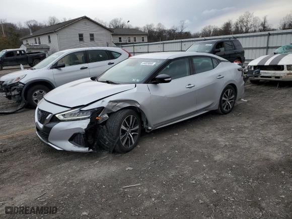 2021 Nissan Maxima SV with VIN 1N4AA6CVXMC506571, listed as a Copart auction lot 44023055 with 71,269 mi miles and Salvage Title. Bid and sale history available at carsss.com. Image 1.
