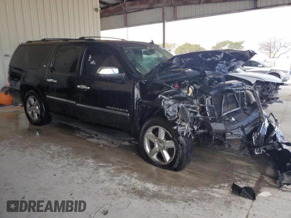 2013 Chevrolet Suburban LTZ with VIN 1GNSCKE00DR188905, listed as a Copart auction lot 46224845 with 212,260 mi miles and Salvage Title. Bid and sale history available at carsss.com. Image 4.