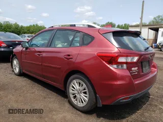 2018 Subaru Impreza Premium with VIN 4S3GTAD65J3722705, listed as a Copart auction lot 58803485 with 116,047 mi miles and Salvage title. Bid and sale history available at DreamBid. Image 2.