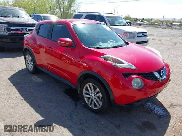 2016 Nissan Juke S with VIN JN8AF5MR2GT601724, listed as a IAAI auction lot 42053764 with 123,292 mi miles. Bid and sale history available at carsss.com. Image 1.