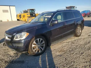 2016 Mercedes-Benz GL with VIN 4JGDF6EEXGA664491, listed as a Copart auction lot 82586534 with 110,760 mi miles and Salvage Title. Bid and sale history available at carsss.com. Image 1.