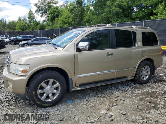 2004 Infiniti QX56 with VIN 5N3AA08C04N810028, listed as a Copart auction lot 60884264 with 172,853 mi miles and Clean Title. Bid and sale history available at carsss.com. Image 1.