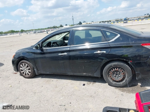 2014 Nissan Sentra SV with VIN 3N1AB7AP6EL619573, listed as a IAAI auction lot 41787844 with 155,569 mi miles. Bid and sale history available at carsss.com. Image 14.