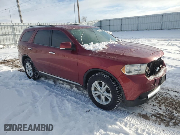 2013 Dodge Durango Crew z VIN 1C4RDJDG7DC667578, wystawiony jako Copart lot #87421514 z przebiegiem 174 551 mil mil oraz Czysty tytuł • Clean title. Historia ofert i sprzedaży dostępna na DreamBid. Obrazek 4.