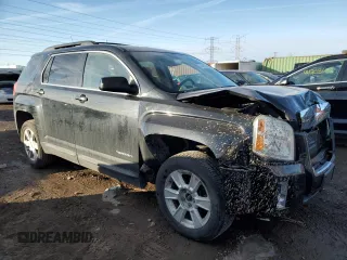 2011 GMC Terrain SLE-2 with VIN 2CTFLTEC0B6271483, listed as a Copart auction lot 44451575 with 185,673 mi miles and Salvage Title. Bid and sale history available at carsss.com. Image 4.