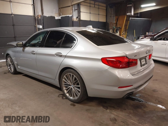 2018 BMW 5 Series 540i xDrive with VIN WBAJE7C53JWD52669, listed as a IAAI auction lot 41634800 with 89,829 mi miles and . Bid and sale history available at DreamBid. Image 3.