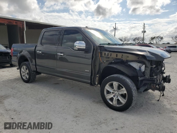2016 Ford F-150 XL with VIN 1FTEW1CG0GFA50858, listed as a Copart auction lot 52341755 with 76,540 mi miles and Salvage title. Bid and sale history available at DreamBid. Image 4.