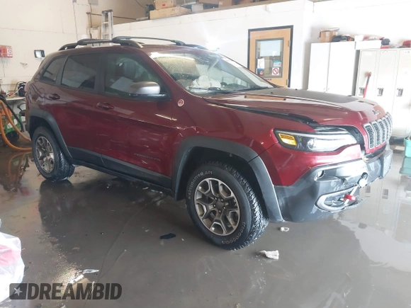 2021 Jeep Cherokee Trailhawk with VIN 1C4PJMBX4MD206997, listed as a IAAI auction lot 41565140 with Not provided miles and . Bid and sale history available at DreamBid. Image 1.