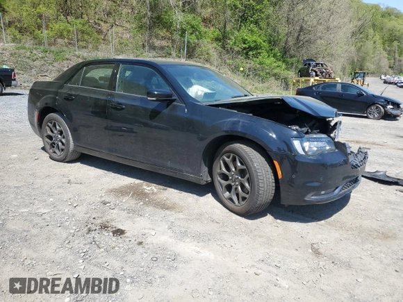 2018 Chrysler 300 with VIN 2C3CCAGG0JH165710, listed as a Copart auction lot 54843715 with 74,087 mi miles and Salvage Title. Bid and sale history available at carsss.com. Image 4.