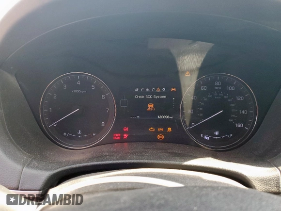 2017 Genesis G80 3.8L z VIN KMHGN4JE6HU206019, wystawiony jako Copart lot #61050945 z przebiegiem 120 096 mil mil oraz Szkoda całkowita • Salvage title. Historia ofert i sprzedaży dostępna na DreamBid. Obrazek 9.