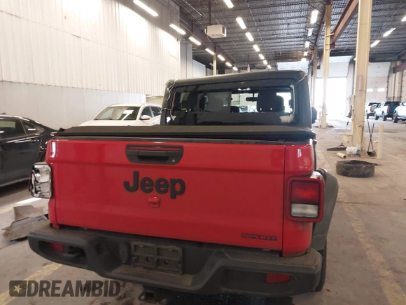 2020 Jeep Gladiator Sport S z VIN 1C6HJTAGXLL125496, wystawiony jako IAAI lot #41749633 z przebiegiem 56 203 mil mil oraz . Historia ofert i sprzedaży dostępna na DreamBid. Obrazek 16.