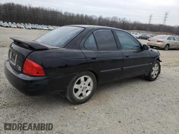 2006 Nissan Sentra S with VIN 3N1CB51D16L623079, listed as a Copart auction lot 47757305 with 227,801 mi miles and Salvage Title. Bid and sale history available at DreamBid. Image 3.