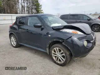 2012 Nissan Juke SL with VIN JN8AF5MV9CT124636, listed as a Copart auction lot 48224605 with 133,730 mi miles and Salvage Title. Bid and sale history available at DreamBid. Image 4.