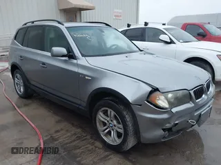 2006 BMW X3 3.0i with VIN WBXPA934X6WD28522, listed as a IAAI auction lot 41981963 with 175,076 mi miles. Bid and sale history available at carsss.com. Image 1.