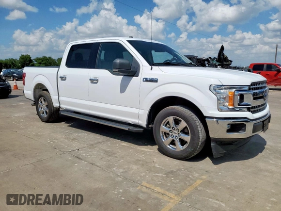2018 Ford F-150 XL with VIN 1FTEW1CP6JKF21152, listed as a Copart auction lot 65163865 with 66,371 mi miles and Salvage title. Bid and sale history available at DreamBid. Image 4.