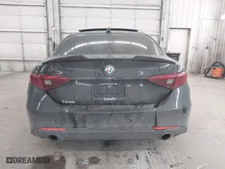 2019 Alfa Romeo Giulia Ti with VIN ZARFAMBN3K7608778, listed as a IAAI auction lot 41238451 with 1 mi miles. Bid and sale history available at carsss.com. Image 16.