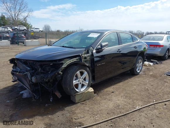 2020 Chevrolet Malibu LS with VIN 1G1ZC5STXLF081361, listed as a IAAI auction lot 41903993 with 120,084 mi miles. Bid and sale history available at carsss.com. Image 2.