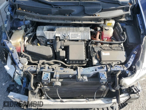 2017 Toyota Prius Two z VIN JTDZN3EU7HJ071112, wystawiony jako Copart lot #57523205 z przebiegiem 124 886 mil mil oraz Szkoda całkowita • Salvage title. Historia ofert i sprzedaży dostępna na DreamBid. Obrazek 12.