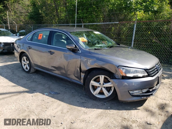 2015 Volkswagen Passat Limited Edition with VIN 1VWAT7A32FC079205, listed as a Copart auction lot 61529005 with 104,355 mi miles and Salvage title. Bid and sale history available at DreamBid. Image 4.