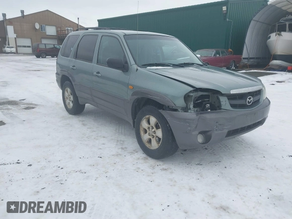 2004 Mazda Tribute ES with VIN 4F2CZ96124KM16892, listed as a IAAI auction lot 41621276 with 130,713 mi miles and . Bid and sale history available at carsss.com. Image 1.