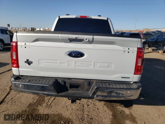 2021 Ford F-150 XL with VIN 1FTEW1CP5MKD55565, listed as a Copart auction lot 46703085 with 109,734 mi miles and Salvage Title. Bid and sale history available at carsss.com. Image 6.