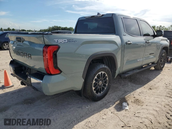 2023 Toyota Tundra 2WD SR5 with VIN 5TFLA5AB6PX024909, listed as a Copart auction lot 69022264 with 23,334 mi miles and Salvage Title. Bid and sale history available at carsss.com. Image 3.