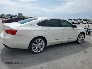 2014 Chevrolet Impala LTZ with VIN 1G1155S39EU144262, listed as a Copart auction lot 50677645 with 69,957 mi miles and Salvage Title. Bid and sale history available at DreamBid. Image 3.