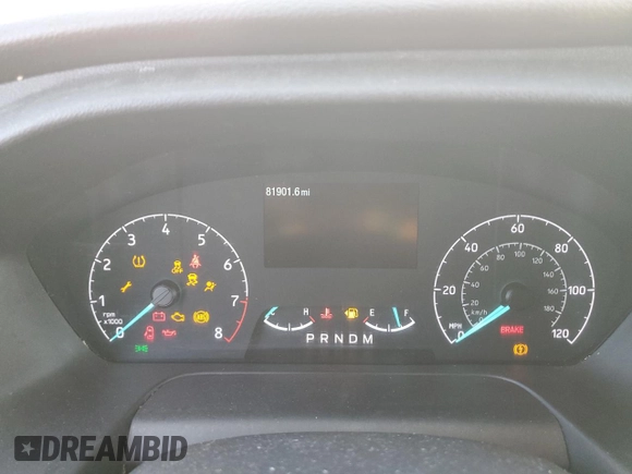 2021 Ford Transit Cargo with VIN 1FTBR1X87MKA46404, listed as a Copart auction lot 45162425 with 81,901 mi miles and Salvage Title. Bid and sale history available at DreamBid. Image 9.