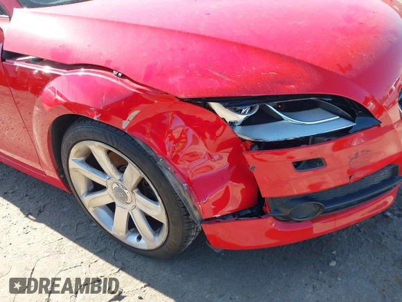 2008 Audi TT 2.0T with VIN TRUMF38J881042846, listed as a IAAI auction lot 41815280 with 87,354 mi miles and . Bid and sale history available at DreamBid. Image 6.