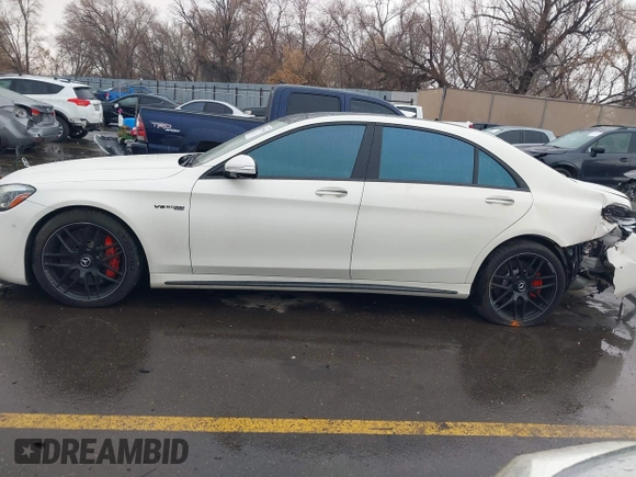 2019 Mercedes-Benz S-Class AMG S 63 with VIN WDDUG8JBXKA434294, listed as a IAAI auction lot 41239594 with 65,778 mi miles. Bid and sale history available at carsss.com. Image 14.