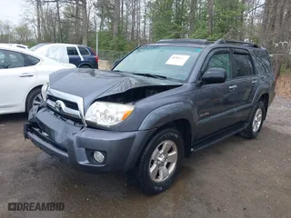 2007 Toyota 4Runner SR5 with VIN JTEBU14R278100538, listed as a IAAI auction lot 41943213 with 208,206 mi miles. Bid and sale history available at carsss.com. Image 17.