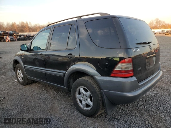 1999 Mercedes-Benz M-Class with VIN 4JGAB54E3XA092934, listed as a Copart auction lot 80631164 with 180,734 mi miles and Salvage Title. Bid and sale history available at carsss.com. Image 2.