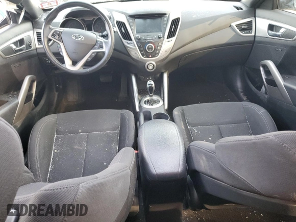 2017 Hyundai Veloster Value Edition with VIN KMHTC6AD5HU322111, listed as a Copart auction lot 51041695 with 56,602 mi miles and Salvage Title. Bid and sale history available at carsss.com. Image 8.