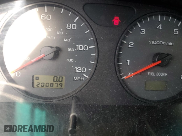 2001 Subaru Forester S w/Premium Pkg with VIN JF1SF65671H749135, listed as a Copart auction lot 83411494 with 200,879 mi miles and Salvage Title. Bid and sale history available at carsss.com. Image 9.