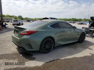 2017 Lexus RC 200t with VIN JTHHA5BC0H5005104, listed as a Copart auction lot 52865475 with Not provided miles and Salvage title. Bid and sale history available at DreamBid. Image 3.