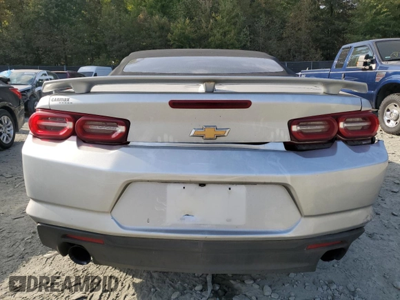 2019 Chevrolet Camaro 1LT with VIN 1G1FB3DX4K0112857, listed as a Copart auction lot 76253744 with 55,479 mi miles and Salvage Title. Bid and sale history available at carsss.com. Image 6.