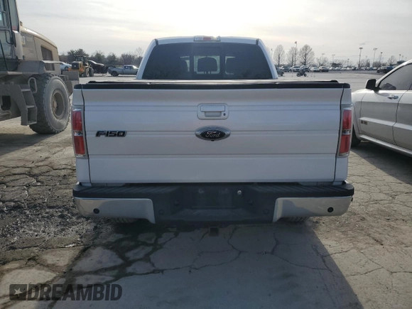 2011 Ford F-150 XLT with VIN 1FTFW1ET0BFC13533, listed as a Copart auction lot 47550285 with 153,757 mi miles and Salvage Title. Bid and sale history available at carsss.com. Image 6.
