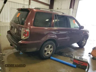 2007 Honda Pilot EX-L with VIN 2HKYF18547H535420, listed as a Copart auction lot 56931095 with 223,086 mi miles and Non repairable. Bid and sale history available at DreamBid. Image 3.