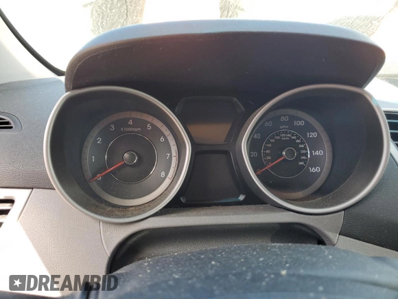 2014 Hyundai Elantra Coupe with VIN KMHDH6AH5EU029555, listed as a Copart auction lot 76020674 with 0 mi miles and Salvage Title. Bid and sale history available at carsss.com. Image 9.