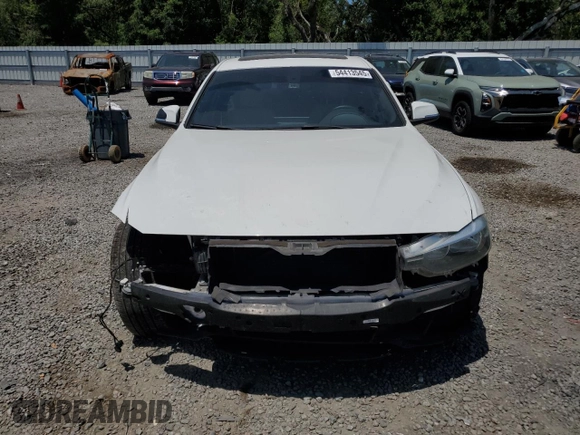 2017 BMW 3 Series 330i with VIN WBA8B9G51HNU50786, listed as a Copart auction lot 54413545 with 57,376 mi miles and Salvage Title. Bid and sale history available at DreamBid. Image 5.