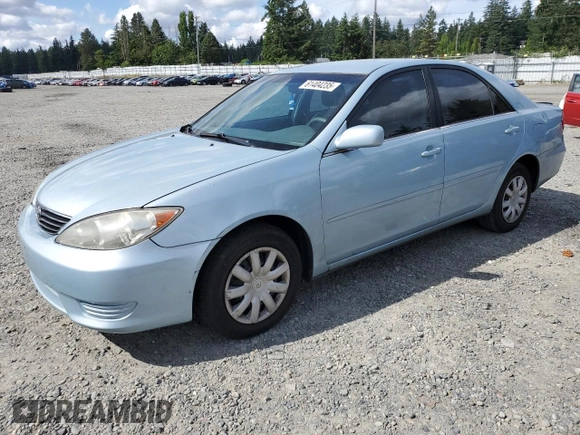 2005 Toyota Camry LE with VIN 4T1BE30K35U603940, listed as a Copart auction lot 61404235 with 203,294 mi miles and Salvage title. Bid and sale history available at DreamBid. Image 1.
