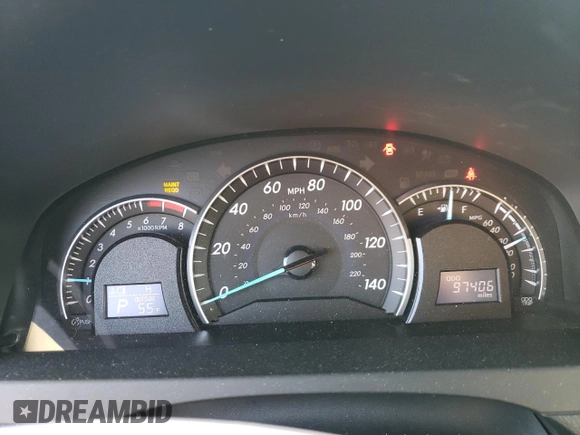 2012 Toyota Camry L with VIN 4T4BF1FK1CR210417, listed as a Copart auction lot 54521805 with 97,406 mi miles and Salvage Title. Bid and sale history available at carsss.com. Image 9.