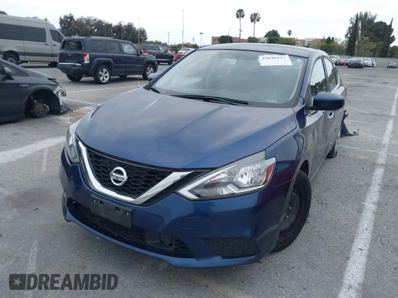 2018 Nissan Sentra S with VIN 3N1AB7AP5JY280768, listed as a IAAI auction lot 42036137 with 180,927 mi miles. Bid and sale history available at carsss.com. Image 2.