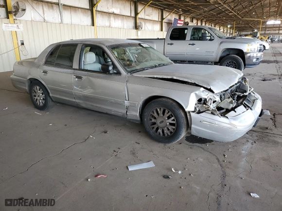2003 Ford Crown Victoria LX with VIN 2FAFP74W03X209957, listed as a Copart auction lot 48241465 with NaN miles and Salvage Title. Bid and sale history available at carsss.com. Image 4.