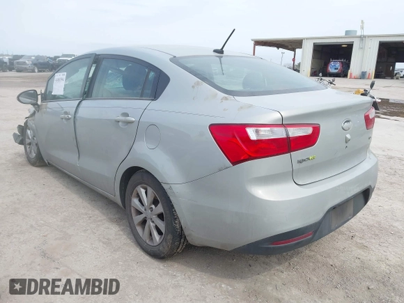 2013 Kia Rio EX with VIN KNADN4A34D6223239, listed as a IAAI auction lot 41683594 with 95,550 mi miles and . Bid and sale history available at DreamBid. Image 3.
