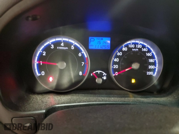 2010 Hyundai Accent L with VIN KMHCN3BC3AU150200, listed as a Copart auction lot 51008375 with 111,259 mi miles and Clean Title. Bid and sale history available at carsss.com. Image 9.