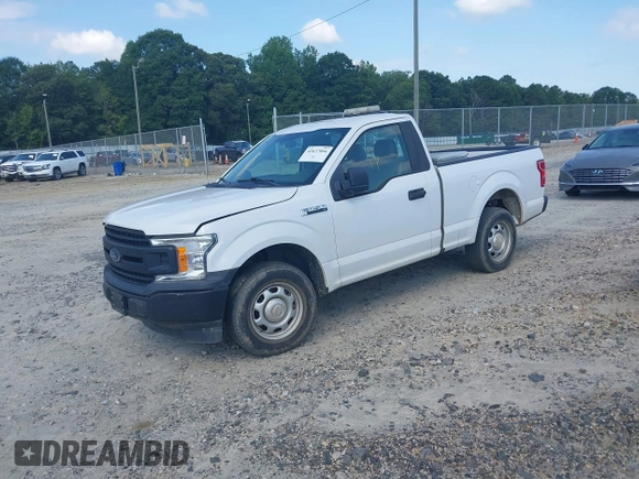 2018 Ford F-150 XL z VIN 1FTMF1CB6JFD18318, wystawiony jako IAAI lot #42637066 z przebiegiem 167 834 mil mil oraz . Historia ofert i sprzedaży dostępna na DreamBid. Obrazek 2.