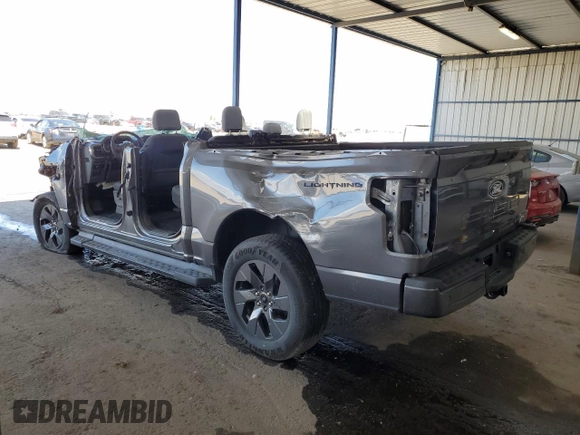 2024 Ford F-150 Lightning XLT with VIN 1FTVW3LK4RWG06592, listed as a Copart auction lot 55216355 with Not provided miles and Non repairable. Bid and sale history available at DreamBid. Image 2.
