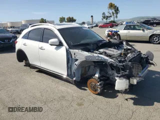2012 Infiniti FX with VIN JN8AS1MW7CM152071, listed as a Copart auction lot 52519145 with 148,657 mi miles and Salvage title. Bid and sale history available at DreamBid. Image 4.