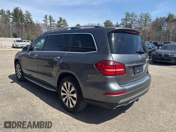 2017 Mercedes-Benz GLS 450 z VIN 4JGDF6EE2HA841889, wystawiony jako IAAI lot #42018420 z przebiegiem 168 629 mil mil oraz . Historia ofert i sprzedaży dostępna na DreamBid. Obrazek 3.